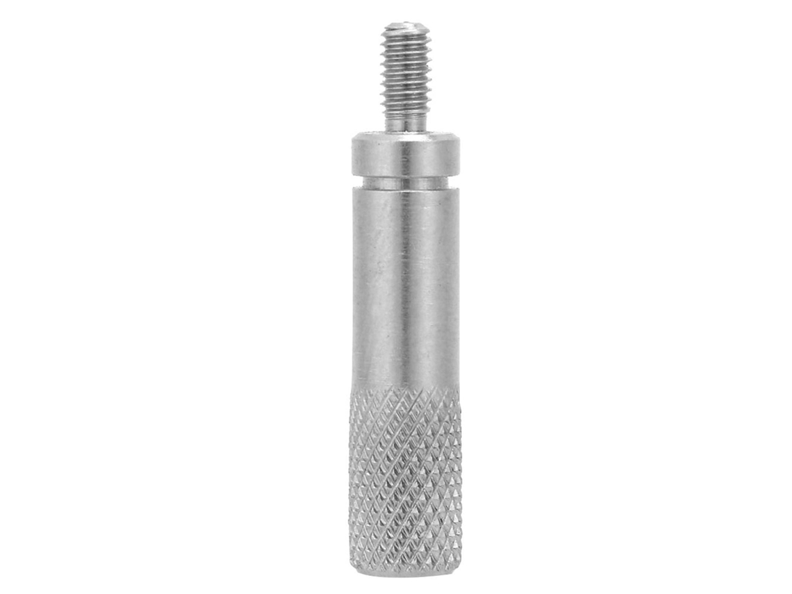 Haste extensora para relógio comparador com rosca de 2,5 mm, 5 mm de diâmetro e 20 mm de comprimento.