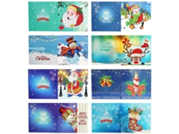 MEOIRUERY Cartões Artísticos Com Diamantes, Cartões De Natal Personalizáveis E Faça Você Mesmo, Reduz O Estresse E Melhora O Humor Com Artesanato Criativo Para