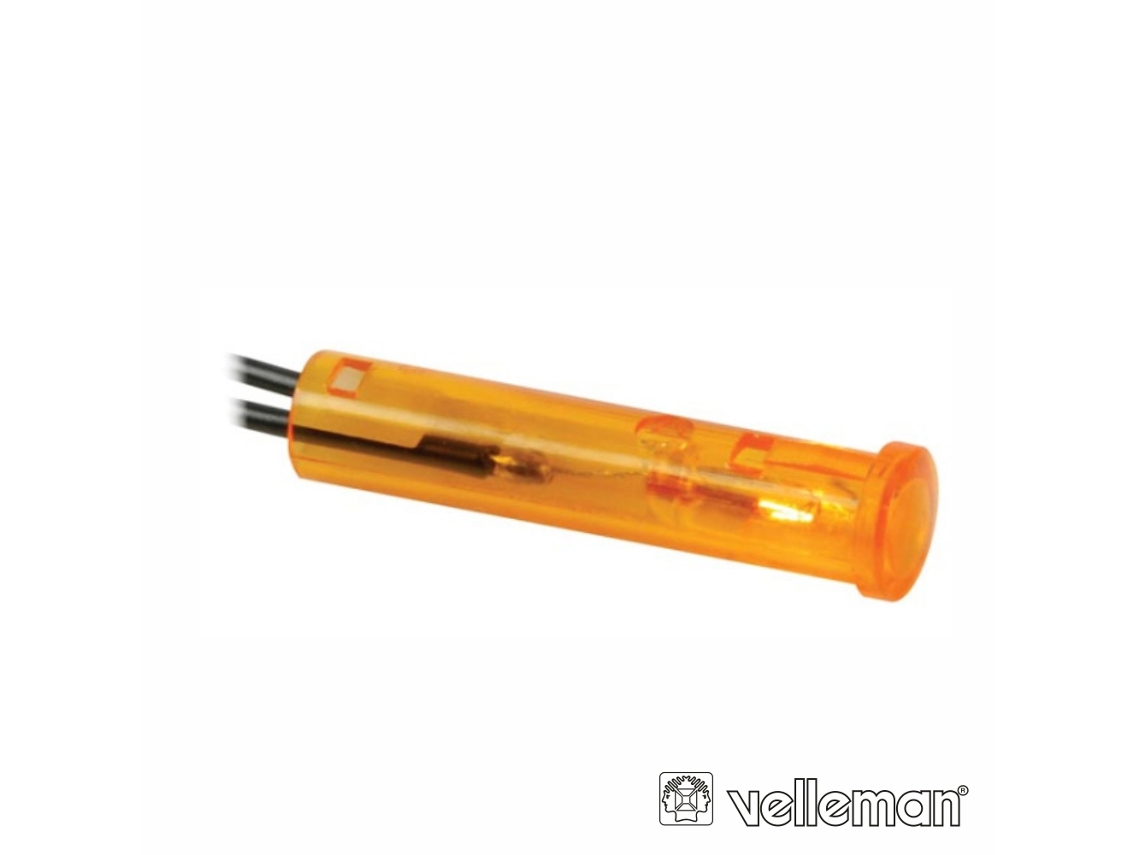 Luz Piloto Redondo Âmbar 24v 7mm VELLEMAN