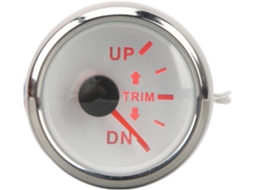Manômetro De Trim Marítimo 52 Mm, Aço Inoxidável, 9-32 V, Up Dn,
