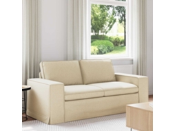 Vidaxl Sofá Creme 182 X 80 X 82 Cm Tecido