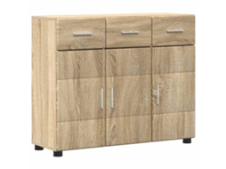 Aparador | Buffet Com Porta Florin Carvalho Sonoma 88,5 X 30,5 X 73 Cm