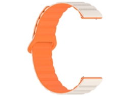 Pulseira de Silicone Universal com Fecho Magnético para Samsung, Huawei, Huami, Garmin 18/20/22mm CHABERLU