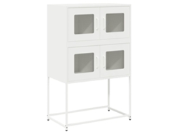 Highboard, Highboards Vidaxl Branco Aço (68 X 39 X 107 Cm)