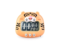 Temporizador Animal LAXISCREED Laranja Tigre 100 Minutos