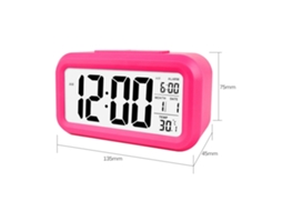 Reloj Despertador Digital Inteligente Con Fecha, Temperatura Y Snooze