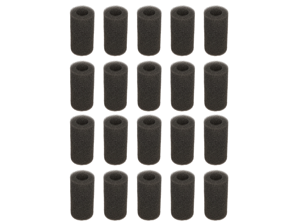 20 Pecas Esponja Filtro Protecao Inlet Aquario Pequenos Peixes Camaroes Material Nao Toxico 4x8cm S/MARCA