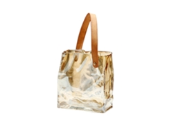 Vaso De Vidro Artesanal Cor Original Para Bolsa E Peixe