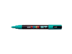 Marcador POSCA Pc-3m Ponta Redonda Fina Verde Esmeralda (ponta de 0,9 A 1,3 Mm)