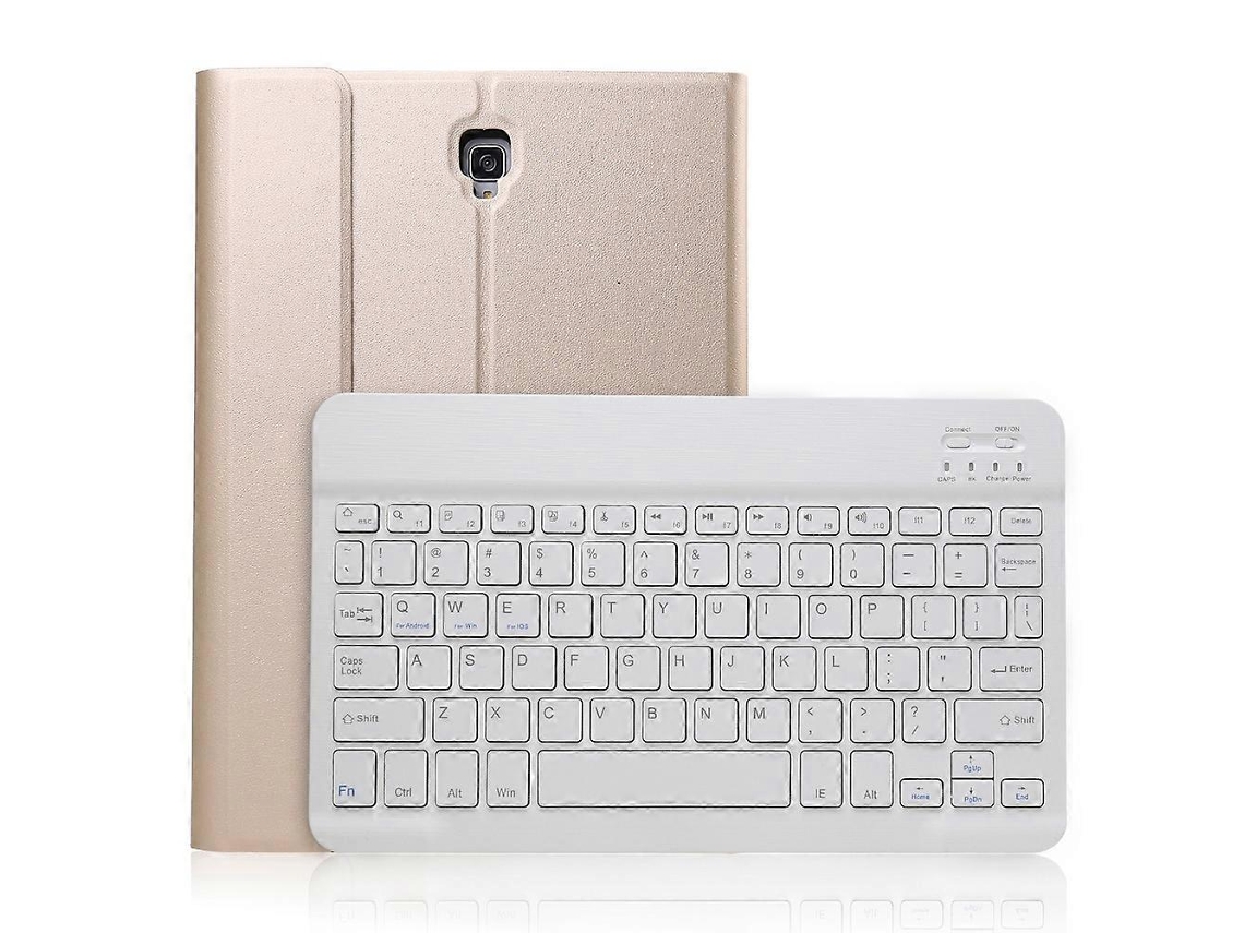 Capa De Couro Ultrafina E Destacável Com Teclado Bluetooth A830 Para Tablet Galaxy Tab S4 10.5 T830 / T835, Com Suporte.