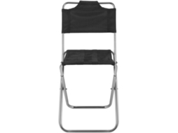 Cadeira Dobrável HEALEVED em metal e PE portátil para camping