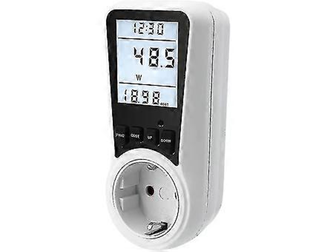 Medidor De Energia Elétrica Para Tomadas, Medidor De Energia, Medidor De Custo De Energia, Medidor De Custo De Eletricidade Brilvibera