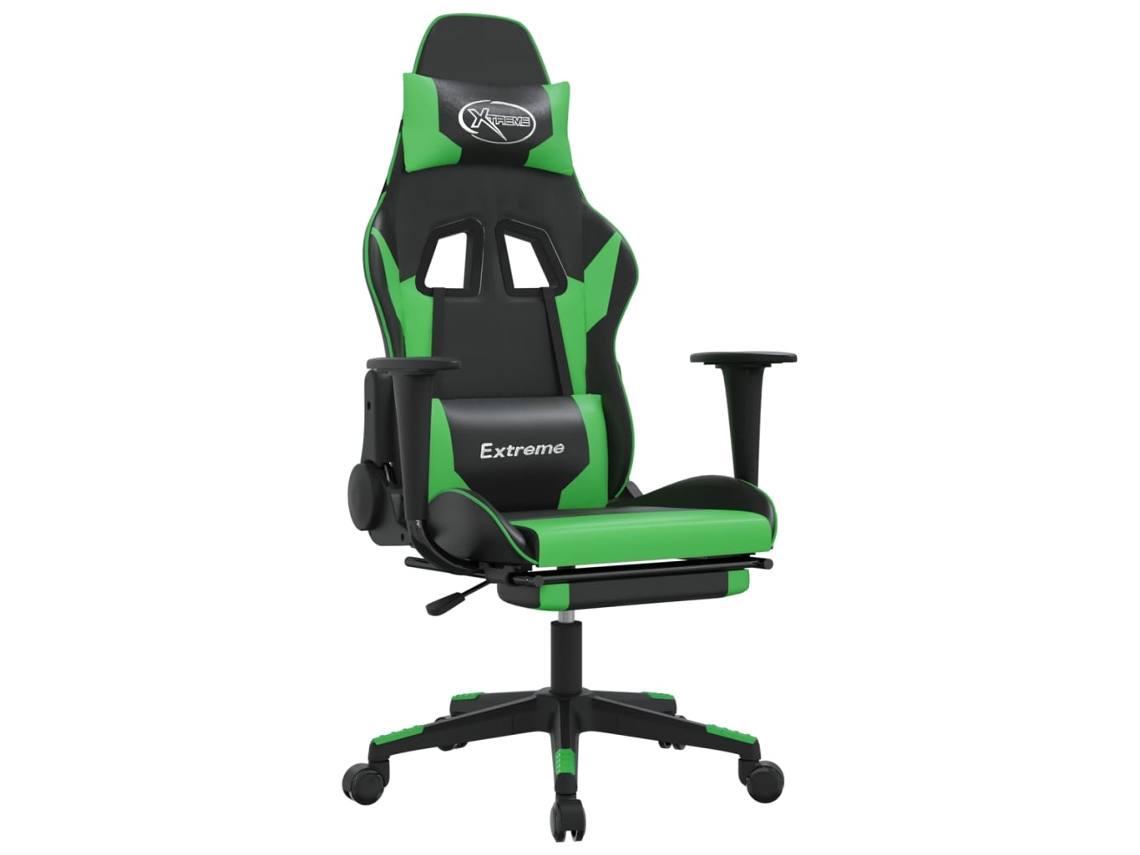 Gaming Chair, Gaming Chairs Vidaxl Verde Couro Artificial