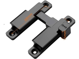 Fechadura Para Porta De Correr Com Mecanismo Fechamento 180 Graus, Feita Em Liga De Zinco Resistente, Ideal Para Portas