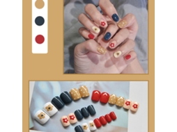 Parches De Uñas Falsas Terminados Listos Para Usar, Suministros De Arte De Uñas Y Accesorios 04