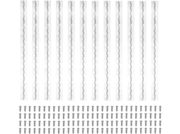 Dobradiça Contínua De Piano 18x1,2 Polegadas, 12 Peças, Aço