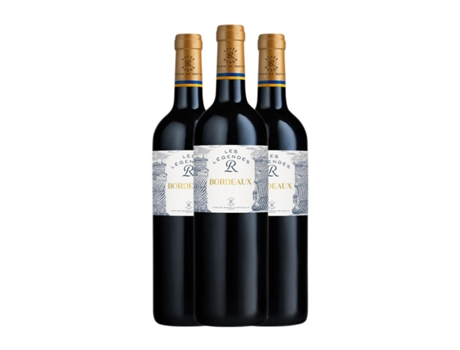 Vinho LES LÉGENDES R Bordeaux (0.75 L - 3 Unidades)