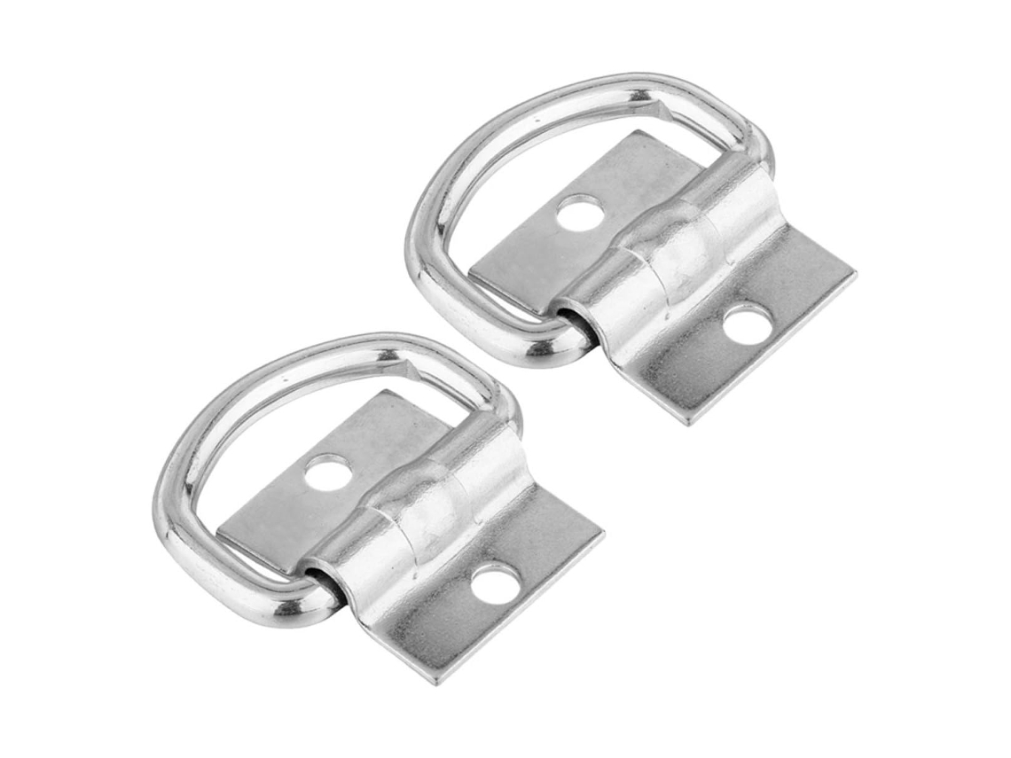 Conjunto De 2 Anéis Amarração Carga Reforçados Para Caminhões,acessórios Fixação No Porta-