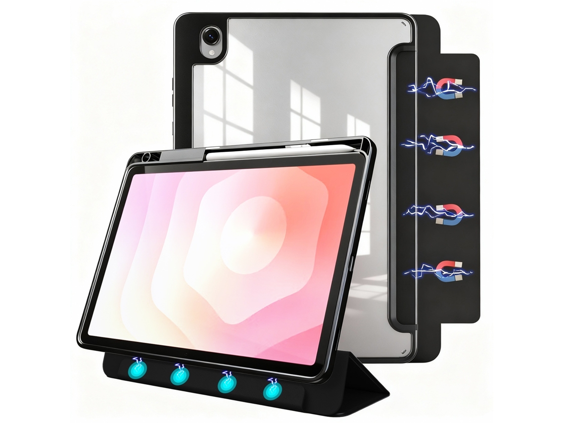 Elysve Capa Telemóvel Preto, 8,7 Polegadas, Para Galaxy Tab A11 (de )
