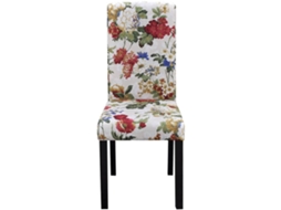 Maison Exclusive - Cadeiras De Jantar 2 Pcs Têxtil Multicolor
