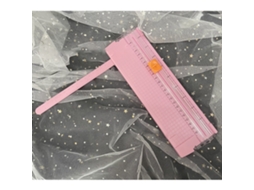 Cortadora de Papel Pequeña Ligera Mini Portátil Plegable Tablero de Corte A4 para Estudiantes Rosa