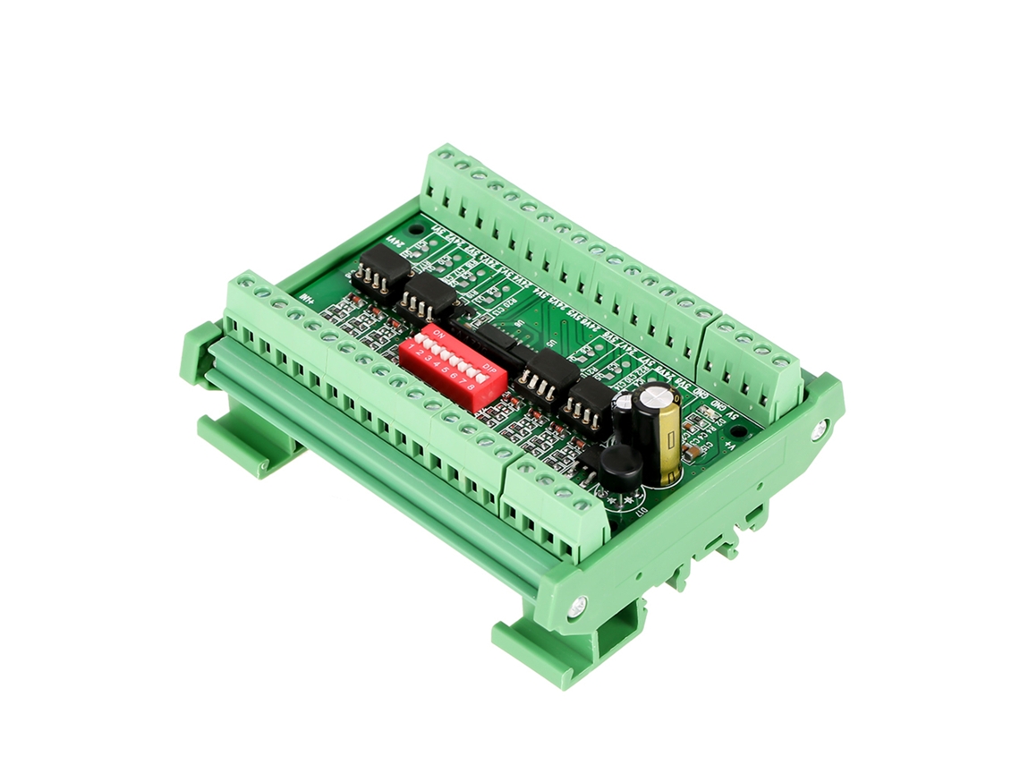 Módulo Conversor Nível 8 Canais Npn/pnp para Npn Sinal Onda Quadrada 5v/24v 10mhz