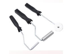 Kit com 3 Peças de Rolo para Bolhas, Ferramenta para Fazer Bolhas, Liga de Alumínio e Fibra de Vidro, para Fundição, Resina e Compósitos. AQUAFORGE