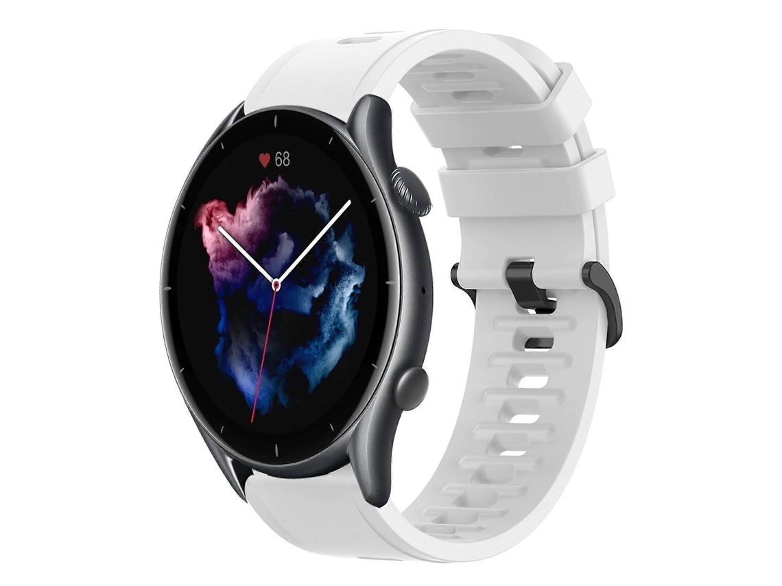 Pulseira De Silicone Macio De Cor Sólida De 20 Mm Para Amazfit Gts 3