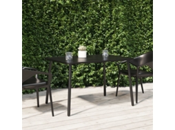 Vidaxl Mesa De Jardim 110x80x71 Cm Aço Antracite