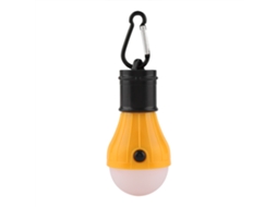 2026 lanterna Suspensa Portátil com 3 Leds para Camping, Pesca e Barracas (amarelo)