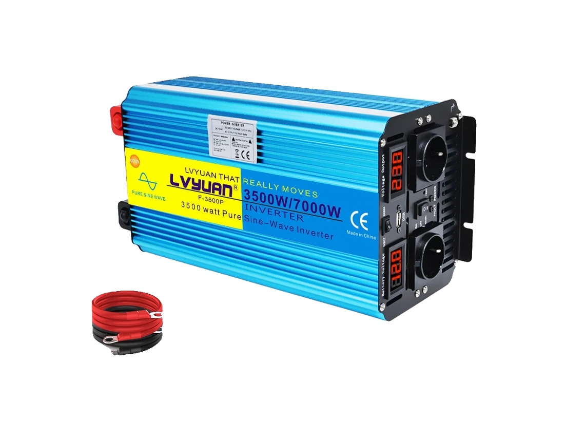 Inversor De Potência, Onda Senoidal Pura, Controle Remoto, 7000w 12v 2eu