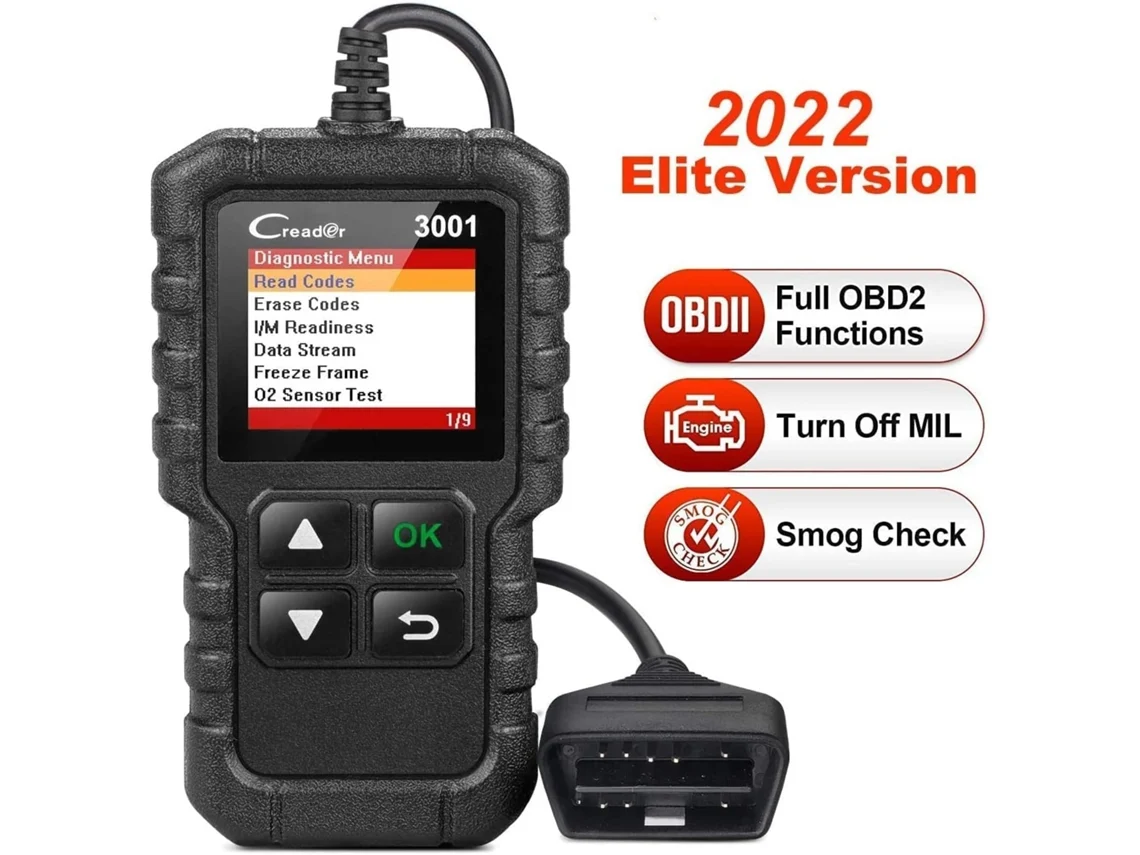 Scanner Obd2 Cr3001 Diagnóstico Automotivo Gasolina/diesel Brawdress