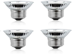 Lurelia Pack De 4 Lâmpadas Uva Uvb Para Répteis 50w Aquecimento Para Tartarugas, Regulável, Para Casa