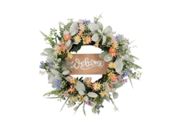 Buquê De Madeira Margarida Folha De Orelha De Coelho Decoração Porta Primavera