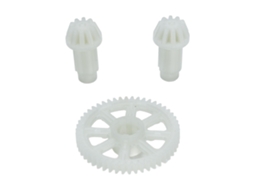 Conjunto de engrenagens do eixo de transmissão para carro RC plástico fácil instalação S/MARCA