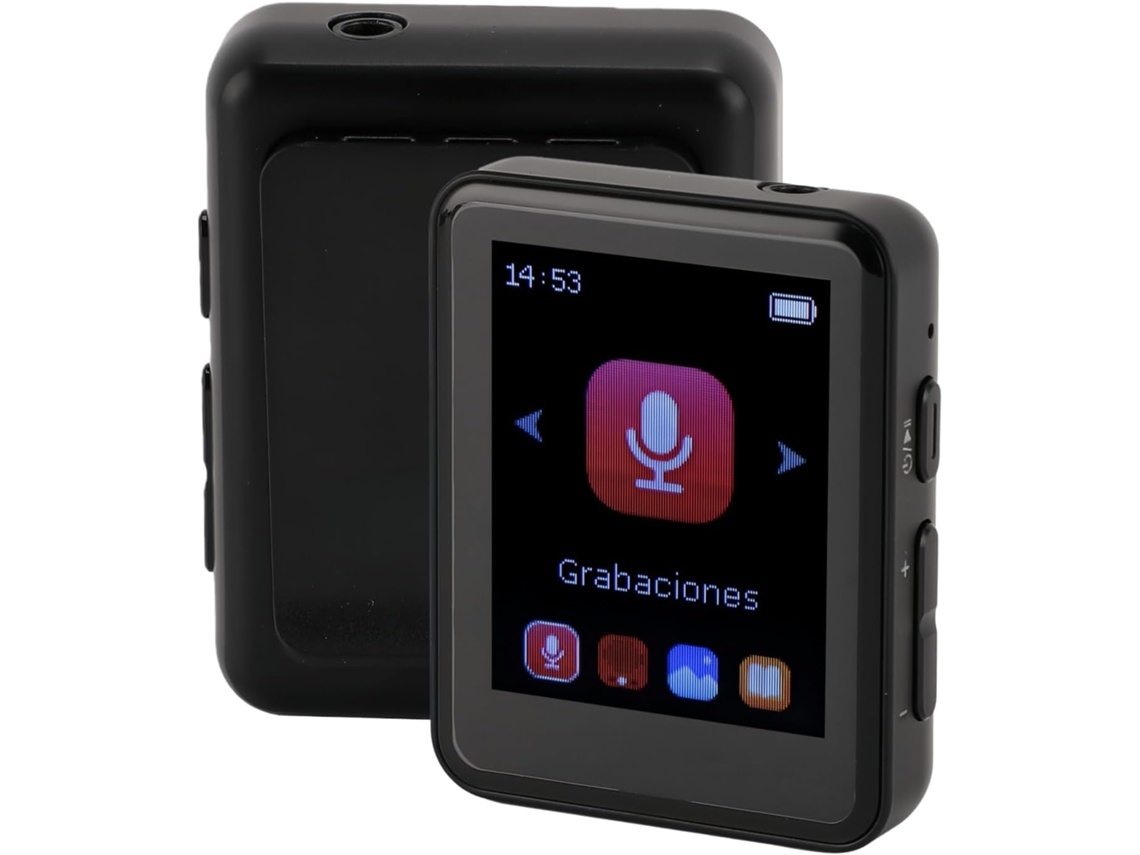 Pusokei Mp3 Player Com Bluetooth, Tela Sensível Ao Toque De 1, 8 Polegadas, Som Hifi Sem Perdas, Reprodutor De Música