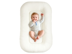 Ninho de Bebé CHRUI 0 24 Meses Algodão Respirável Portátil 75x45cm (branco)