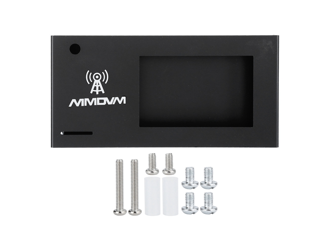 Capa De Alumínio Para Placa Mãe Mmdvm 3.2 Polegadas Com Efeito De Dissipação De Calor Preta