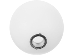 Abajur Esférico Durável Em Acrílico Branco Para Sala De Estar E Sala De Jantar, Ideal Para Substitui Gokoco