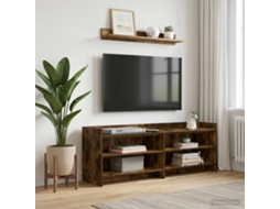 Vidaxl Gabinete Para Tv 135 X 33 X 47 Cm Carvalho Fumado