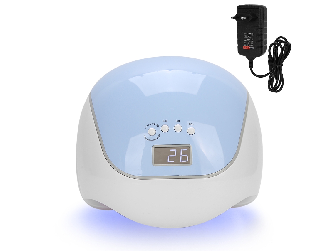 Lâmpada Secadora Led Uv Profissional 120w Para Esmalte De Unhas Inteligente Máquina De Cura 110-240v Plug Eu