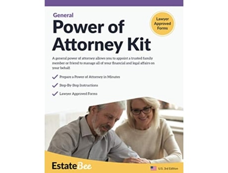 Livro General Power of Attorney Kit Make Your Own Power of Attorney in Minutes 2023 US Edition de EstateBee (Inglês)