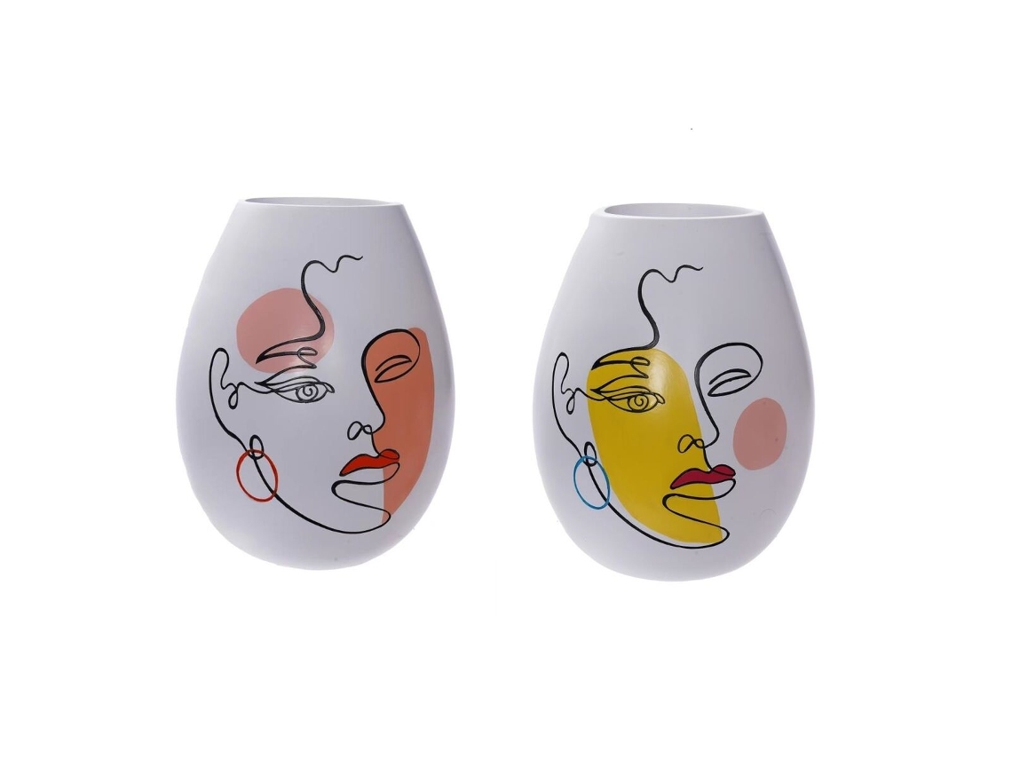 Vaso DKD HOME DECOR (Resina - Multicor)