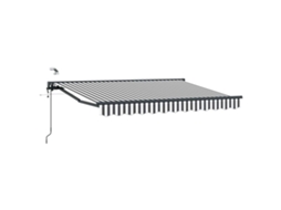 Conjunto 1 Sombra Externa Vidaxl Antracite Alumínio (3,5 X 2,5 M)