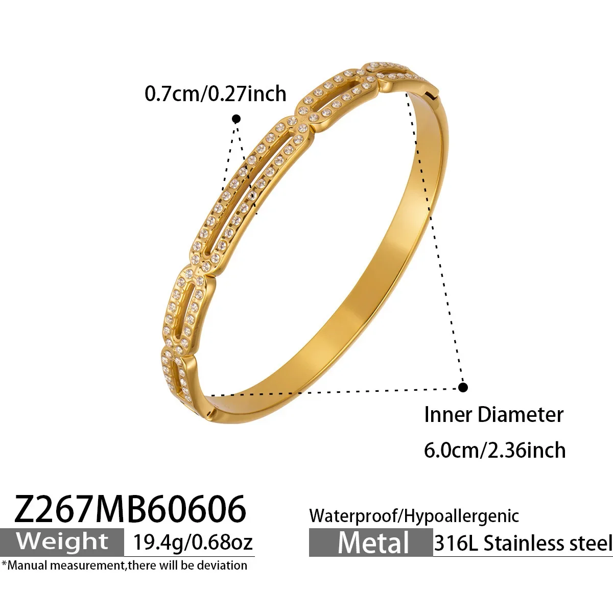 Conjunto De Pulseira Com Zircônias Em Formato De Flor E Coração, Banhada A Ouro, Joia De Luxo Para Presente.
