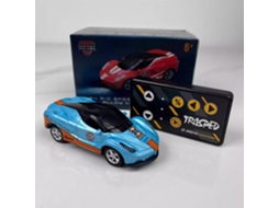 Carro Rc de Drift Branco 2d 993 1/64 Drift Rc Carro Carroceria Liga Metálica Luz Led Controle Remoto App Alta Velocidade Pista Modelo Meninos MDUG