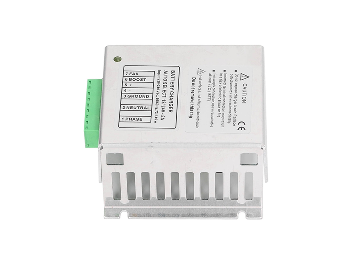 CARREGADOR DE BATERIA YURU para Gerador Diesel 12/24VDC 5A com Proteções