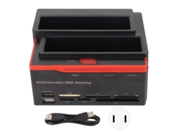 Estação De Docking Hdd De Duas Baias Usb2.0 Para Leitor De Disco Rígido Sata Ide 2.5/3.5 Polegadas 8tb Plug Us