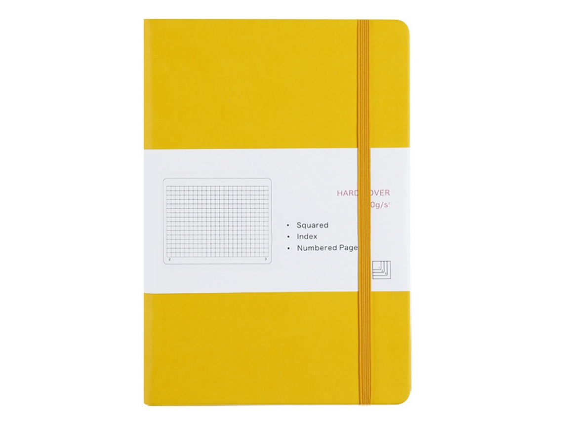 Caderno Quadriculado A5 148x213mm Capa Dura 188p