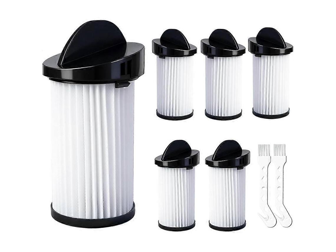 Kit Com 6 Filtros Hepa Pré-motor E 2 Escovas Para Aspiradores Estacionários Sem Contato Eye-vac Series Home, Pro E Pet, Incluindo O Neovac Elite.